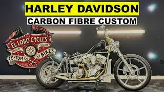 Filthy Custom CARBON FIBRE Harley Davison Detail - El Lobo #harleydavidsonmotorcycles #custombike