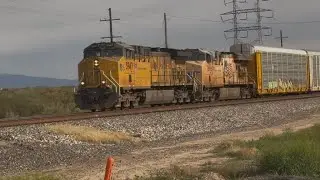Westbound UP 5947 Manifest Train (Marana AZ)