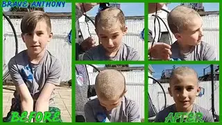 #Brave #Anthony Get's #Headshave At #Home In #Lockdown For #Charity