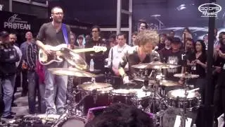 Amazing JoJo Mayer Live Performance at the Sonor Booth NAMM 2013
