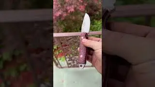 Leveling up my knife making skills with this EDC knife.  #edc #knife #blade