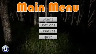 How To Create A Main Menu - Unreal Engine 4 Tutorial