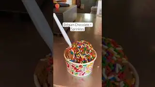 Trying Belgian Chocolate & Sprinkles at Amy&rsquo;s Ice Cream in Austin, Texas #shorts