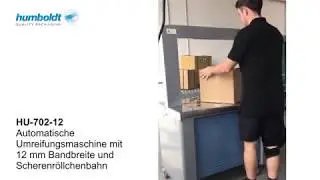 Automatische Umreifungsmaschine für PP-Band Modell HU-702-12 von Humboldt