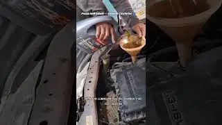 Oil change completed for this Toyota Passo to keep the engine smooth, fuel-efficient 📞 0321-6652084