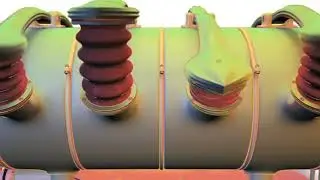 Cinema 4D Animation: Air Compressor