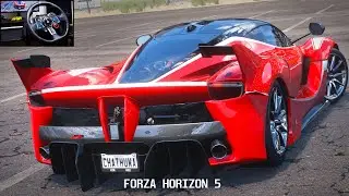 Ferrari FXX K 2014 | Forza Horizon 5 |  Steering Wheel Gameplay#forzahorizon5