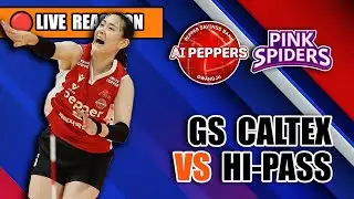 🔴AI PEPPERS VS PINK SPIDERS, KOREA V-LEAGUE LIVE REACTION