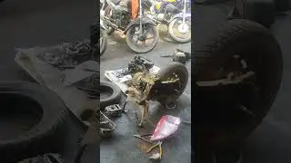 Bike Engine repair🔥💯 #repair #mechanic #shorts #old