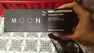 trying Kendall Jenners Toothpaste brand MOON