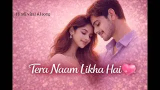 Tera Naam Likha Hai 💖 | Romantic Love Song | Soulmate Vibes | AI Hindi Song