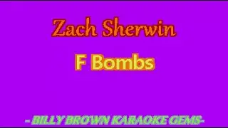karaoke Zach Sherwin - F Bombs (BBKG077)