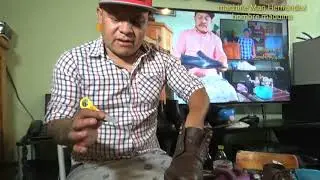 Incre&iacute;ble Botas nobuck restaurados con crema para manos