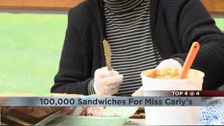 Miss Carly's reaches milestone of 100,000 sandwiches made since August