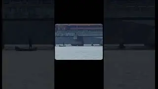 Super Fast Train passing over bridge #shorts