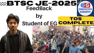 TOS Complete || BTSC JE-2025