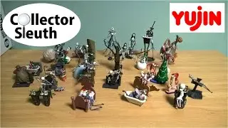 Nightmare Before Christmas Yujin Gashapon Japan Capsule Plastic PVC Figure Sets