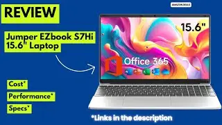 Обзор ноутбука Jumper EZbook S7Hi 15,6 дюйма | HD-дисплей, Office 365, 4 ГБ ОЗУ, расширяемый SSD ...
