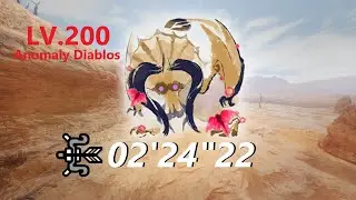 [MHR:SB]LV.200 괴이탐구 디아블로스 활 02'24