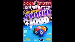👑KING8 PREDATOR A’ DIVISION 9-BALL OPEN TOURNAMENT +1000 - WINNERS QUAL👑