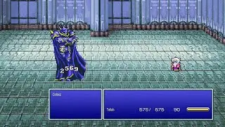 FINAL FANTASY IV Pixel Remaster Tellah uses Meteor on Golbez
