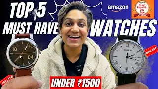 Great Republic Day Sale Loot📦! Reviewing 5 Fastrack & Timex Watches For Men Under ₹1000 from Amazon🔥