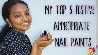 My top 5 festive appropriate Nailpaints #nailpaints @festive