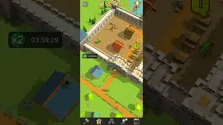 Medieval: idle tycoon. Building out the castle 🏰
