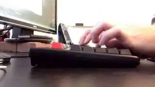 Topre realforce 55g typing test sound sample.