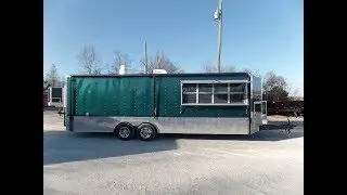 Обзор прицепа-концессионера Emerald Green 8,5' x 24' для мероприятий с едой