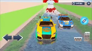 Waterpark Race | Water Slide Car Stunts Racer - Android GamePlay FHD | Xobo Gaming