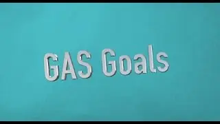 GAS Goals - Goal Attainment Scaling - Recipe for Success (Occupational Therapy goal writing)