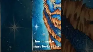 Easy Glowing Stars ✨ Colouring Tutorial #art #drawing