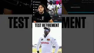 Angelo Mathews Retirement For Test Cricket || #shortsfeed #trending #retirement #angelomathews #yt