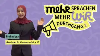 Rede von Mohadesa (Thema: Feminismus) Gewinnerin der Klassenstufe 9 + 10