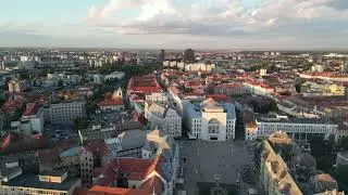 CENTRU TIMISOARA OCTOMBRIE 2024 DRONE FOOTAGE