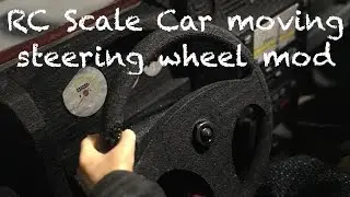 RC Scale Car moving steering wheel mod