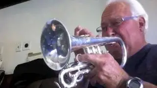 Flip Oakes Wild Thing  Shepherds Crook Short Cornet SN# 41596 Engraved