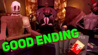 Cards With The Devil (Good Ending) - Indie Card Horror Game (No Commentary)