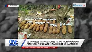 Обнаружено 23 японские бомбы, использовавшиеся во Второй мировой войне | One Mindanao
