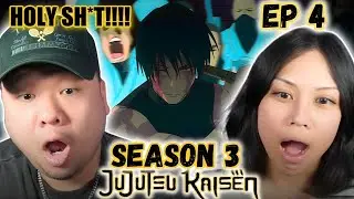 THE GREATEST ANIME OF ALL TIME!! | JUJUTSU KAISEN S3: Episode 4 | REACTION