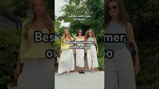 Hamptons outfit inspo for besties ✨ subscribe for more #ootd #summerfashion #dressootd #grwm