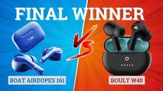 Boult W40 vs boAt Airdopes 161 🔥 Best Budget Earbuds for Music & Gaming⚡️