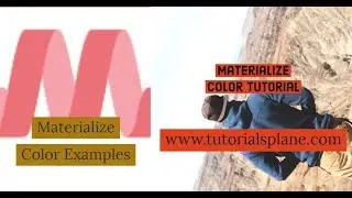 Materialize Css Color Tutorial
