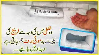 Extra Ice Freezing in Freezer Box/Plate Problem Solved, ice Buildup Fix in Refrigerator/Fridge