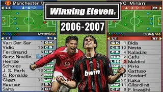 Winning Eleven Season 2006-2007 PS2 ISO
