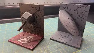 Marvel Avengers- 3D Printed Bookends