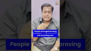 சுட்டெரிக்கிற வெயிலிலும் அவ்ளோ கூட்டம் கூடிடிச்சிப்பா.
