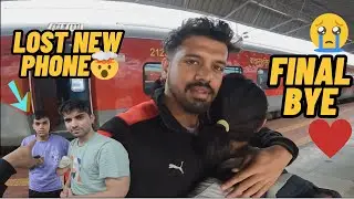 🥹 FINAL BYE to cute girl | How to find lost phone in train 🤯| 10 hours late&nbsp;#indianrailways