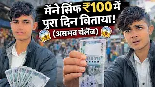 ( 100 Survival Challenge ) Kya Main 24 ghante reh paunga? | Daily Vlog Hindi